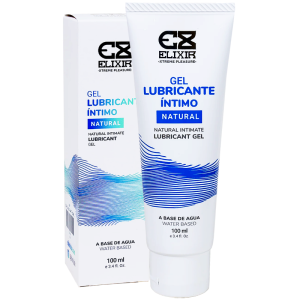 Gel Lubricante Intimo Natural Elixir Base Agua 100 Ml
