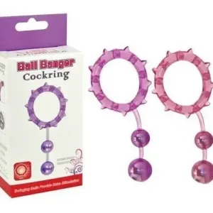 Anillo Para Pene Retardante Estimulador ErecciÃ³n Con Bolas