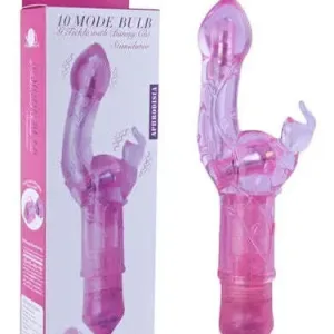 Vibrador Consolador Doble Estimulacion Bunny Punto G Vaginal
