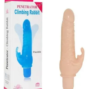 Dildo Vibrador Doble Consolador Vaginal Pene Realista Conejo