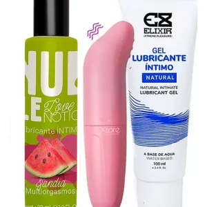 Bala Vibradora Punto G + Lubricante Multiorgasmos + Neutro