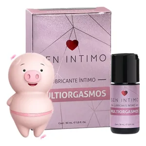 Vibrador Pezones Clítoris Cerdito + Lubricante Multiorgasmos
