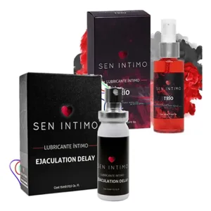 Lubricante Retardante Spray + Masajeador Comestible Oral