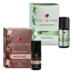 Crema Pintura Para El Cuerpo Comestible Chocolate + Lubricante Menta