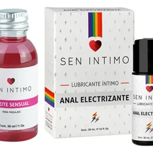 Lubricante Gel Anal Electrizante + Aceite Masajes Corporal