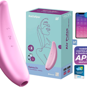 Succionador Estimulador de Clitoris App Satisfyer Curvy 3+