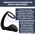 Anillo Pene Retardante con Masajeador Plug Anal Prostata 347 28d2f854cb6d43c4Atum 2