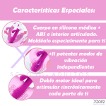 Vibrador Dildo Consolador Punto G Clitoris Vaginal Anal Conejo 373 f6edf15a6a12601dvibrator rabbit baterias 4.fw