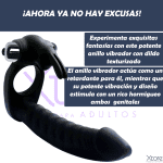 Anillo Vibrador y Consolador Frodo Negro 377 eee3285cf747f006frodo 2.fw