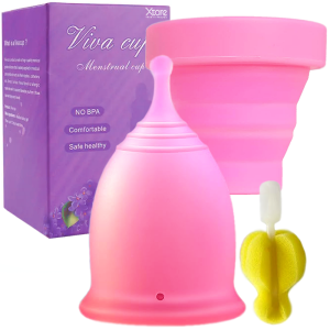 Kit Copa Menstrual Certificada FDA + Vaso Esterilizador Limpiador