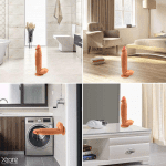 Dildo Realista Grande Consolador Silicona Medica 30cm Chupa 410 d7fb2435a9c48336dildo king 6.fw