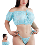 Conjunto Lenceria Ropa Interior Femenina Baby doll Encaje sexy