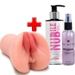 Vagina Masturbador Realista 4d Limpiador Juguetes Lubricante