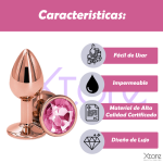 Plug Anal De Lujo Tornasol Iniciador Acostumbrador Anal 353 e2a5520e3178fde5Lumina204