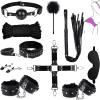 Latigo Esposas Amarre Pezoneras Sado Bdsm Bondage Kit 12 pcs