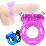 Anillo Vibrador Retardante para el Pene Estimula Clitoris