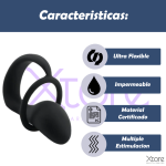 Anillo Pene Retardante con Masajeador Plug Anal Prostata 347 d982c8c8986d813eAtum204