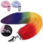 Plug Dilatador Acostumbrador Anal con Cola Zorro