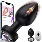 Plug Anal Vibrador Próstata Inalámbrico Interactivo App Celular